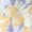 Yellow, variant on LWavelet Women Polka Dot Print Maxi Skirt Elastic Waist With Pockets Casual Summer Long Skirt Camel S