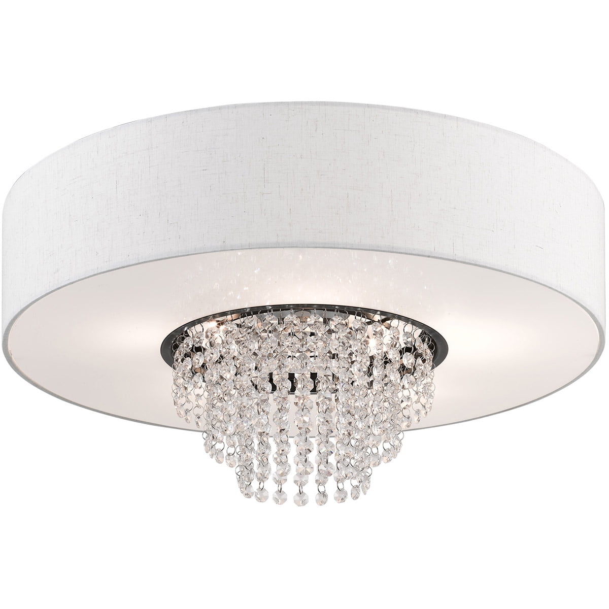 5 Light English Bronze Ceiling Light fixture with Steel base material
