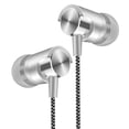 thumbnail image 3 of Moyic Gran oferta de auriculares universales de 3,5mm en la oreja, auriculares estéreo con micrófono incorporado, auriculares con cable de Cables de audio/vídeo Plata, 3 of 6