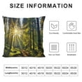 thumbnail image 5 of Pratyus Trees Pillow Cases with Zipper Short Plush Home Decor for Living Room Bedroom Cushion Outdoor 1PC 12x12in, 5 of 5