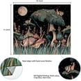 thumbnail image 4 of Tapiz Trippy de hongos, tapiz de luna y estrellas, tapiz de caracol, tapiz de plantas y hojas de fantasía, tapiz para colgar en la pared para dormitorio (51,2 x 59,1 pulgadas) oso de fresa Electrónica, 4 of 4