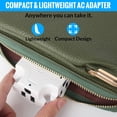 thumbnail image 6 of Maximm 3-Outlet Adapter Plug, Splitter Plug Outlet Expands Single Outlet Into 3 Outlets, Portable Wall Outlet Adapter Perfect for Travel and Cruise Ship Essentials, 3-Prong, UL Listed, White, 6 of 7
