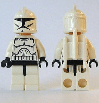 LEGO Star Wars Mini Figura Collezione CLONE AEREO JET Trooper Sw0127/2005 