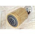 thumbnail image 2 of Kingston Brass KX8612 Vilbosch 3-3/16 Inch Round 2-Function ABS Shower Head in Polished Brass, 2 of 5