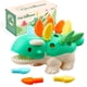 thumbnail image 1 of Toddler Montessori Toys Learning Activities Educational Dinosaur Games - Baby Sensory Fine Motor Skills Developmental Toys - Gifts For 6 9 12 18 Month Age 1 2 3 4 One Two Year Old Boys Girls Kids, 1 of 5