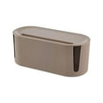 thumbnail image 1 of Brown No Rdic Cable Management Box Brown Wire Organizer Box A Cable Tidy Box Wire Storage Extension For Computers Desks 31x13.5x12.5 Cm, 1 of 9