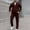 Wine, variant on Men's Tracksuits Sweatsuits for Men Sweat Track Suits 2 Piece Full-zip Long Sleeve Solid Track Jackets and Pants Casual Running Jogging Sport Suit Sets