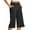 Black, variant on Kmdttou Dressy Capri Pants for Women Plus Size High Waist Stretch Womens Golf Capris Wide-leg Pants for Summer with Pockets Culottes Work Casual Save to 65% off!