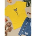 thumbnail image 3 of Butterfly Design T-Shirt Women -Image by Shutterstock, Female 4X-Large, 3 of 4