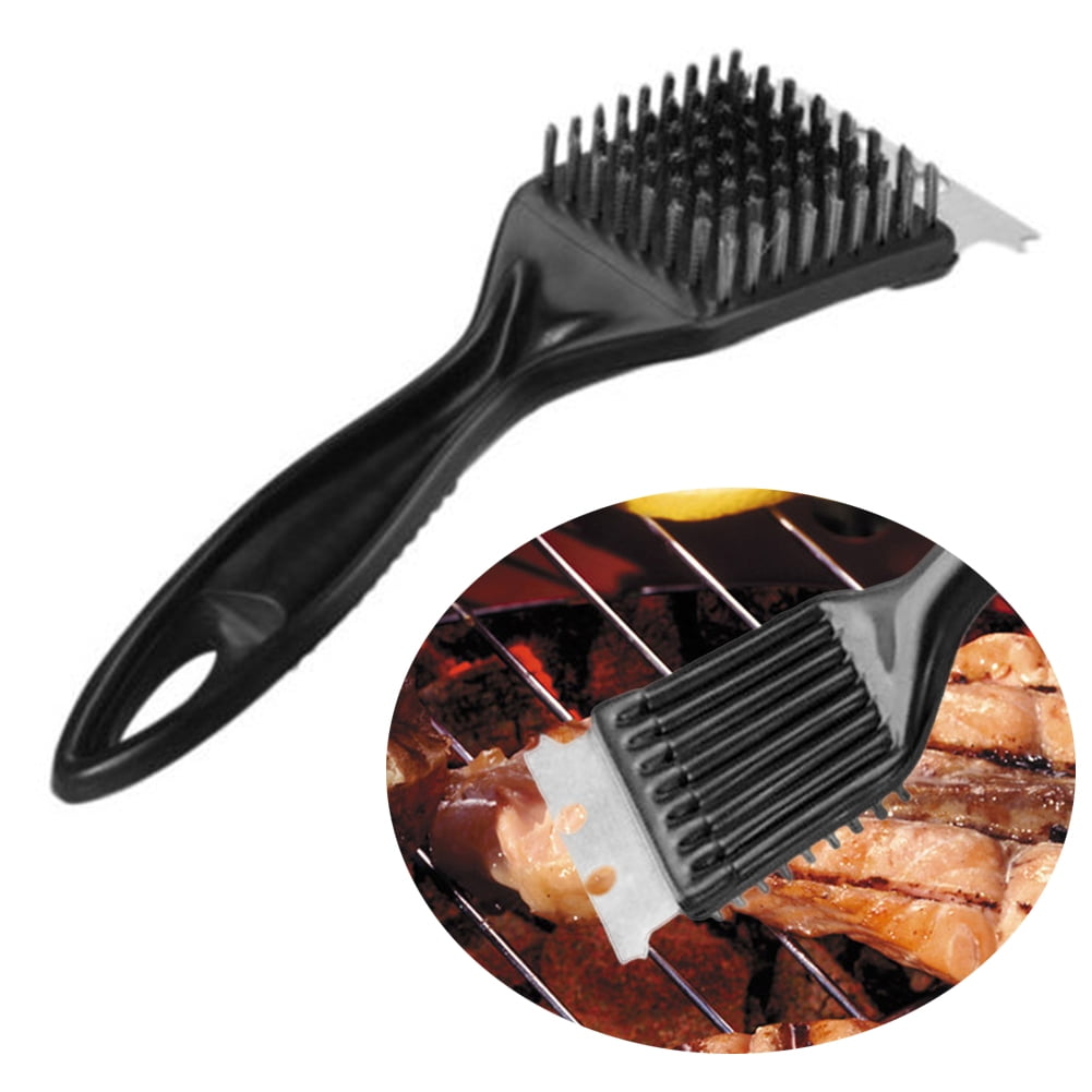 SPRING PARK BBQ Barbecue Grill Cleaner Brush Metal Scraper Steel