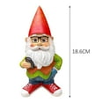 thumbnail image 2 of Divertida Estatua De Enano De Jardín, Adornos De Duende De Resina, Arte De Patio Para Decoración Del Hogar Al Aire Libre, Regalo Para Amigos, 2 of 6