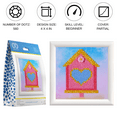 thumbnail image 2 of Diamond Dotz Home Sweet Home Kit with Frame House Diamond Painting Kits for Adults - Diamond Art Kits a Relaxing Creative Craft Kit with Dotz Gems 3.5"x3.5", 2 of 6