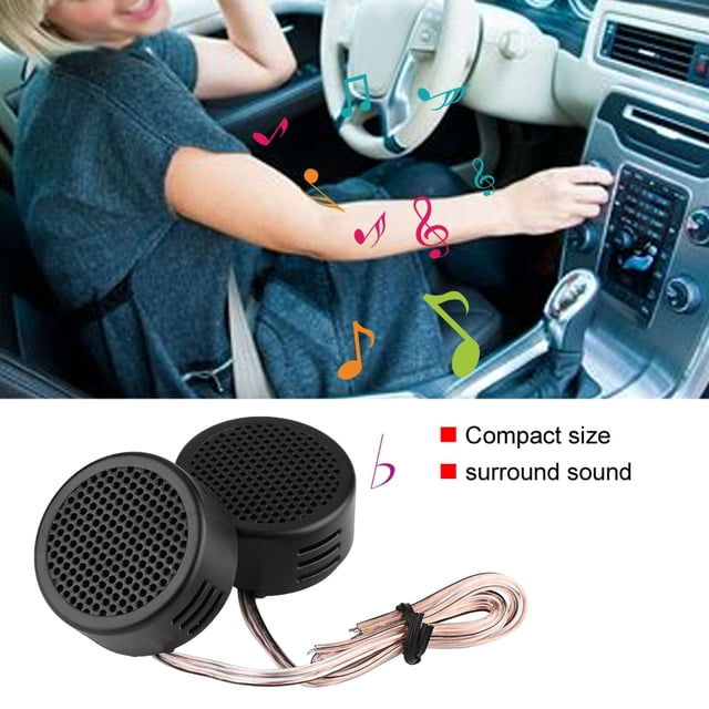 12V 500W Mini Car Speaker Audio Tweeter, High Pitched 35mm 98dB Loudspeaker Automobile Speaker Accessory