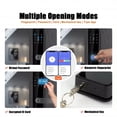 thumbnail image 3 of Electronic Door Lock Smart Lock With 5-in-1 Fingerprint Lock Keyless Entry Via Fingerprint/Coed/Card/App ,Corrosion-Resistant, 3 of 6