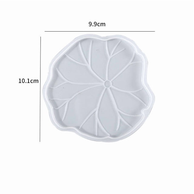 Molde de posavasos de silicona de forma irregular for pegamento de cristal - Moldes de fundición de resina epoxi for bricolaje