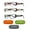 3-Pack Premium, variant on Eyebogo Kaylee Value 3-Pack Women Rectangular Reading Glasses, Burgundy/Brown/Black, +2.50