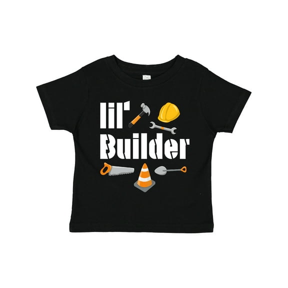 Inktastic Lil Builder Future Construction Worker Boys or Girls Toddler T-Shirt