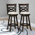 thumbnail image 2 of Atlin Designs Tabouret de Bar Pivotant en Bois de 29 Po en Forme d'Espresso (Lot de 2), 2 of 12