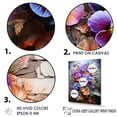 thumbnail image 3 of Designart "Urban Oasis With Tropical Colored Pansies" Pansies Canvas Prints, 3 of 7