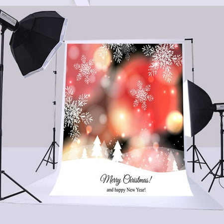 Image of 5x7ft Christmas backdrops Christmas and New Year background snowflakes christmas background