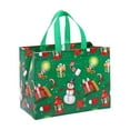 thumbnail image 2 of Taicans ‌Large Santa Christmas Tote Bag - Reusable Eco-Friendly Non-Woven Gift Carrier for Festive Shopping & Party Decorations,16x16in,Perfect for Xmas Gifts & Holiday Treat Bags‌, 2 of 6