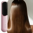 thumbnail image 3 of Wireless Negative Ion Straightening Comb for Hair Styling Portable Curling Tool Non Damaging Heat Protectant Lazy Scalding Comb Straight & Curler Purpose, 3 of 4