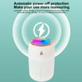thumbnail image 4 of WQQZJJ Vehicle-mounted Humidifier Power Supply Via USB Power Cable Aromatherapy Machine Home Humidifier Low Noise Built-in Colorful LED Lights Humidifiers For Home Small Humidifier, 4 of 8
