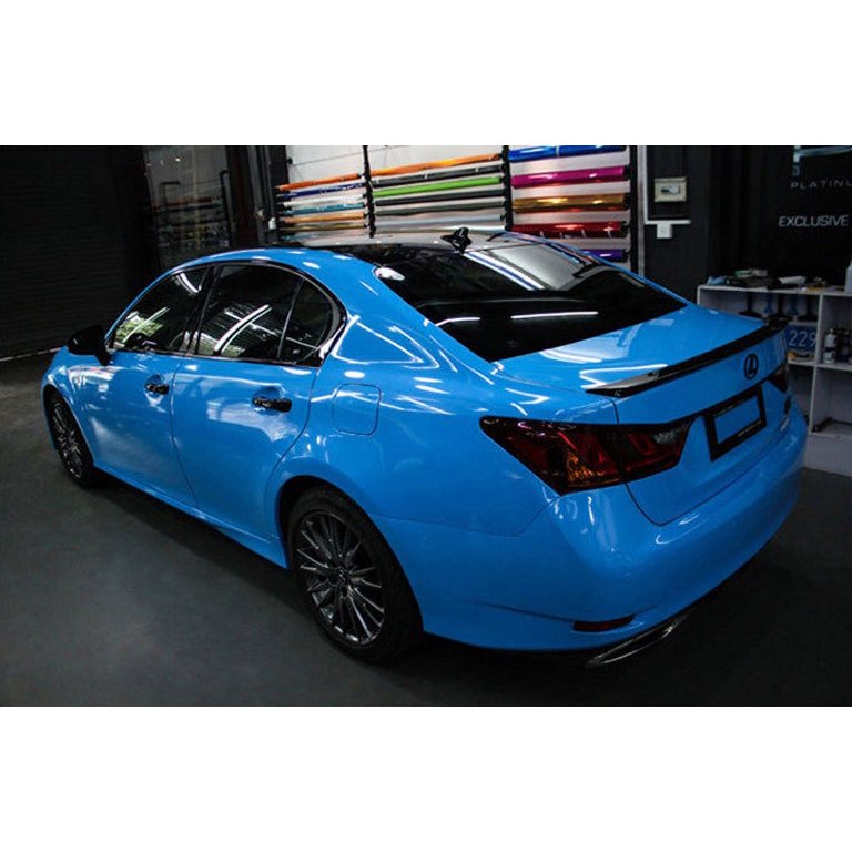 Car Styling - High Gloss Vinyl Wrap Vehicle Glossy Film Foil Air Bubble  Free