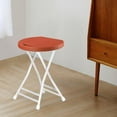 thumbnail image 6 of Folding Stool Camp Stool Round Stool High Stool for Backyard Camping Hiking red, 6 of 8