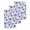 Sapphire Blue, variant on Navy Blue Coastal Kitchen Dish Towels for Drying Dishes Set of 3, Coral Starfish Seaside Summer Beach Waffle Weave Microfiber Hand Tea Bathroom Towels Quick Dry & Absorbent Towel 15.7x23.6