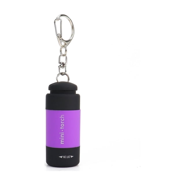 Typpkmm Micro LED Luz Fuerte Llavero De Bolsillo Linterna USB Recargable Impermeable Al Aire Libre Senderismo Camping Mini Linterna Colgante