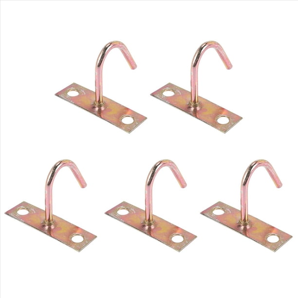5X Accesorio de Ventilador de Metal en Forma de J Montaje en Techo Gancho Gancho 80 mm