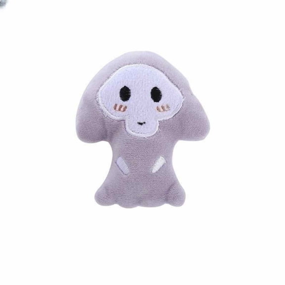 SHENGXINY Cat toys, Halloween Pumpkin Pet Toy, Catnip, Chew-Resistant - Festive Pet Boredom Relief Toy Gray 3.1x2.36in