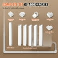 thumbnail image 4 of KFFKFF Compact Split Line Cover, 3-inch Width, 10Ft Length - PVC Aesthetic Pipe Line Cover for Air Conditioning Unit, Includes 5 Straight Ducts & Comprehensive Components, White, 4 of 9