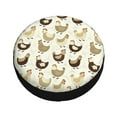 thumbnail image 2 of Kdxio Spare Tire Cover for RV Trailer, Waterproof Wheel Cover,Camper Spare Tire Cover Fit for Rv SUV Truck Travel Trailer 17 inch-Chicken Cartoon, 2 of 8