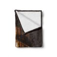 thumbnail image 2 of Fantasy Soft Flannel Fleece Throw Blanket, Underground Tunnel of the Mine Shaft Smokey Dark Rocky Abandoned Mysterious, Cozy Plush for Indoor and Outdoor Use, 50" x 70", Orange Purple, by Ambesonne, 2 of 6