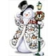 thumbnail image 1 of Kit de pintura de diamante 5D para manualidades, bordado de diamantes, cruz de diamante cuadrada, Navidad, lindo muñeco de nieve, bordado, arte artesanal para decoración de pared de lienzo, 30x40cm, 1 of 5