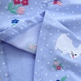 thumbnail image 5 of WIBACKER 2-7T Toddler Girl's Summer Dress Cotton Ruffle Sleeve Swing A-Line Casual Sundress - Rabbit, 5 of 7