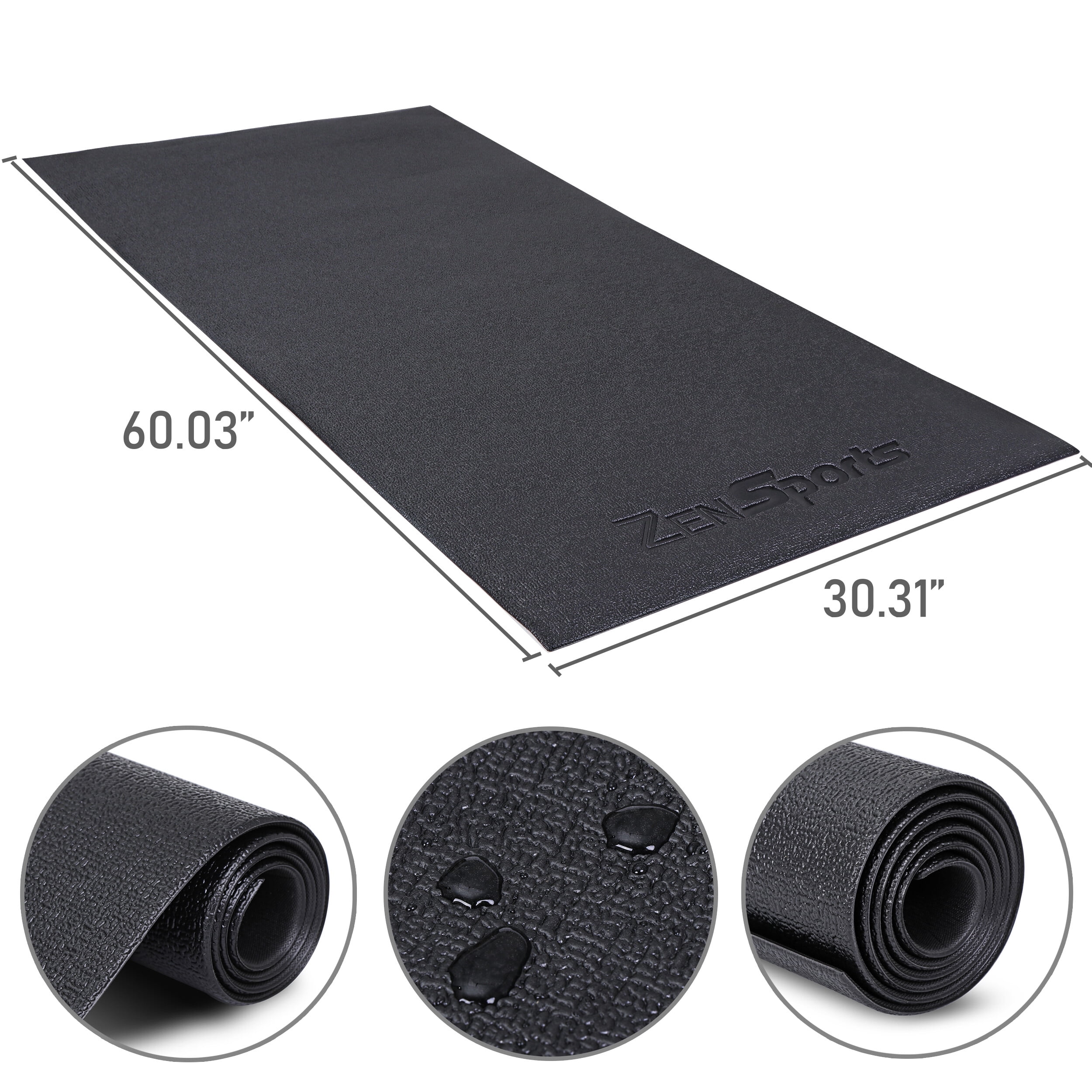 Details about   ProSource Fit Treadmill & Exercise Equipment Mats Regular 6.5’L x 3’W x 5/32”...