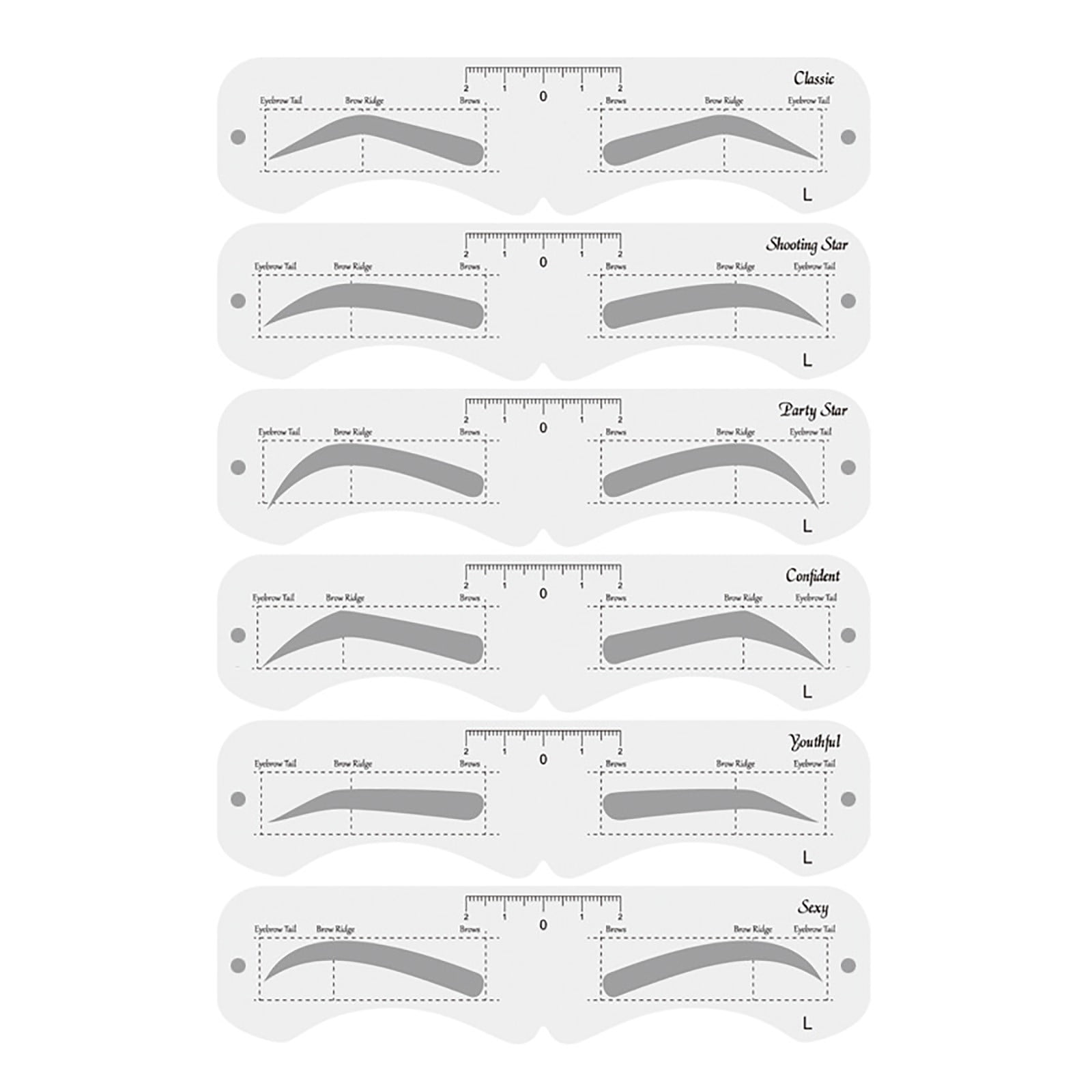 FACEGA Eyebrow Stencil with Strap 6 Styles Arched Eyebrow Stencil Eyebrow Shaper Kit - Walmart.com facega-eyebrow-stencil-with-strap-6-styles-arched-eyebrow-stencil-eyebrow-shaper-kit-walmart-com