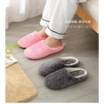 thumbnail image 4 of Kilaqueen Winter Warm Slippers, Comfy Rhombus Pattern Faux Fur House Shoes Scuff Memory Foam Slip on Anti-Skid Sole Indoor Outdoor House Slippers for Women and Girls, on Clearance US 5.5-10, 4 of 5