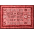 thumbnail image 1 of Ahgly Company Indoor Rectangle Abstract Red Modern Area Rugs, 8' x 12', 1 of 4