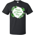 thumbnail image 3 of Inktastic Happy St. Patrick's Day Clovers T-Shirt, 3 of 5