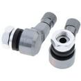 thumbnail image 5 of Colaxi 2pcs Motorcycle Tire Tyre Valve Stems CNC Alloy 90 Degree For Front And Rear - Grey, 5 of 5