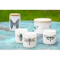 Skeem Citronella Sea Salt Votive Scented Candles - Set of 3 White Votive Candles - 50 Hour Burn Time - Made in The USA