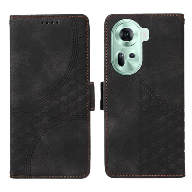 Funda GANGXUN para OPPO Reno 11 5G con diseño acolchado elegante, cuero PU, protección total y ajuste preciso