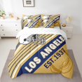 thumbnail image 2 of Erosebridal Football Bed in a Bag Full size,Ball Game Bed Set,Sport Decor (Los Angeles),Reversible,Lightweight,7 Pieces, 2 of 5