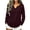 Brown, variant on SHTXOZHI Women's Long Sleeve T-shirts Casual Notch Neck Loose Shirts Solid Color Basic Tee Tops