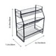 thumbnail image 5 of Estantes de almacenamiento de cocina Estante de tres capas para botellas de condimentos Soporte de almacenamiento práctico, 5 of 5