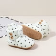 thumbnail image 5 of Fozruso Baby Girls Boys Star Print Booties Soft Non Sole Winter Warm Cozy Toddler First Crib Shoes,Sizes 5(6-9 Months), 5 of 6